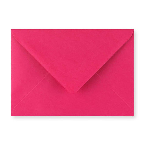 Fuschia Pink Gummed V-Flap Greeting Card Envelope (125 x 175mm)