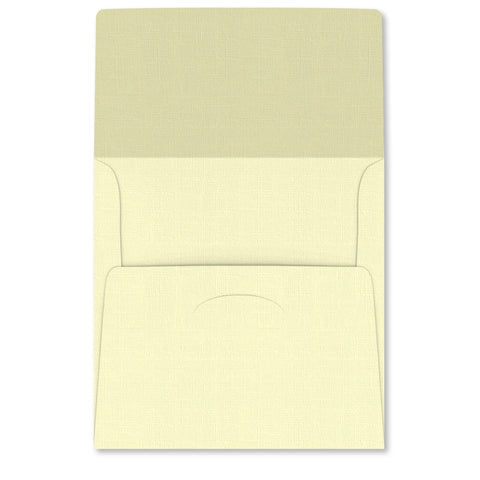 Tuck Flap Envelopes Pale Yellow 175 x 175 mm