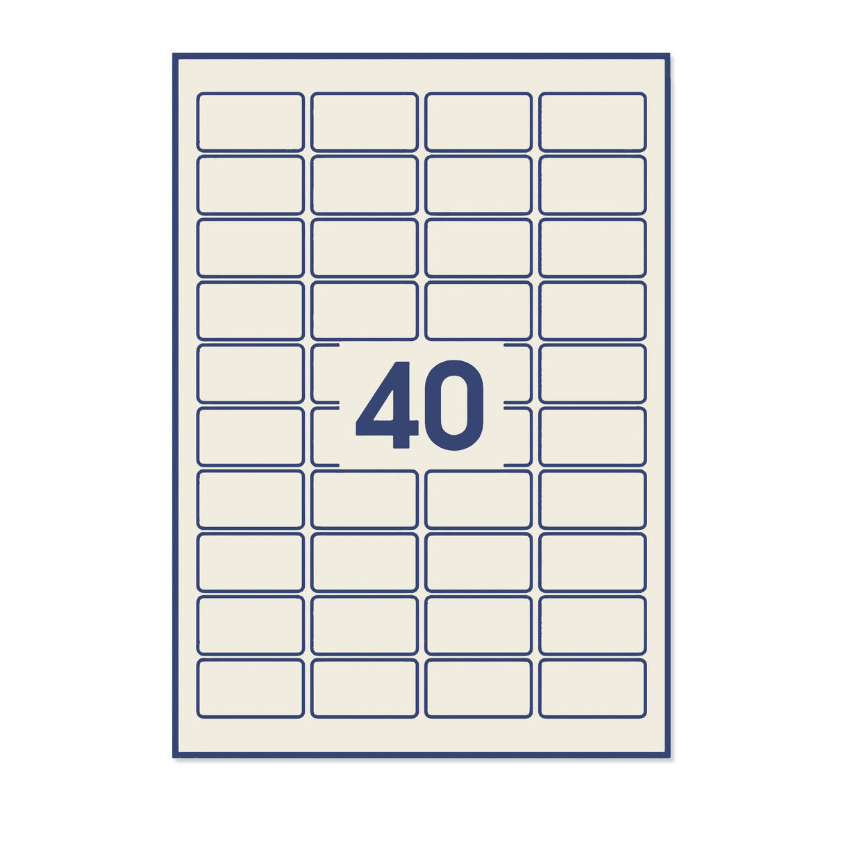 Suorakaiteen muotoiset etikettitarrat