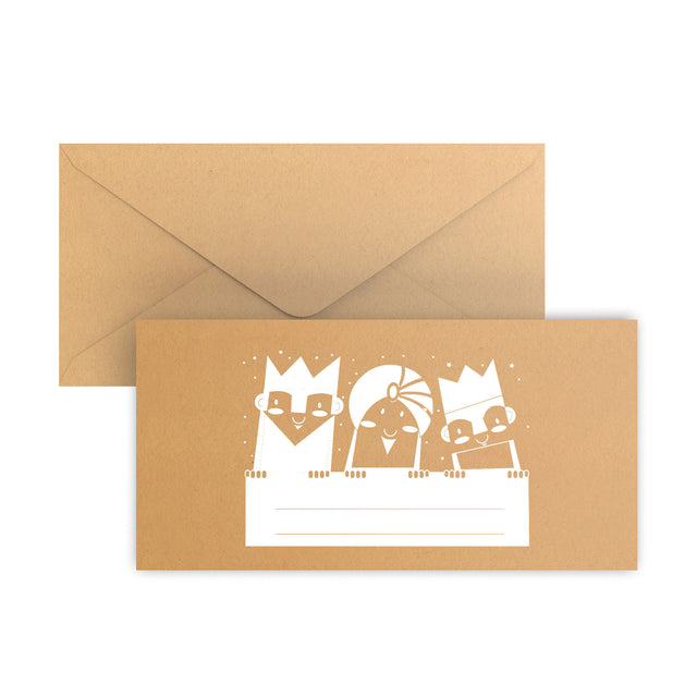 Christmas Three Wise Kings Envelopes Fleck 110 x 220 mm (DL)