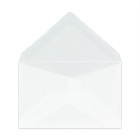 Translucent Envelopes Clear 62 x 98 mm