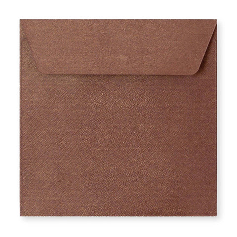 Textured Envelopes Brown 130 x 130 mm