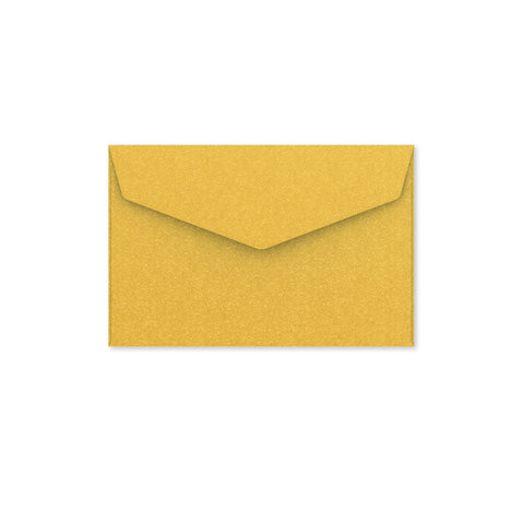 V-Flap Peel and Seal Envelopes Gold 62 x 94 mm