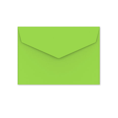 V-Flap Peel and Seal Envelopes Green 114 x 162 mm (C6)