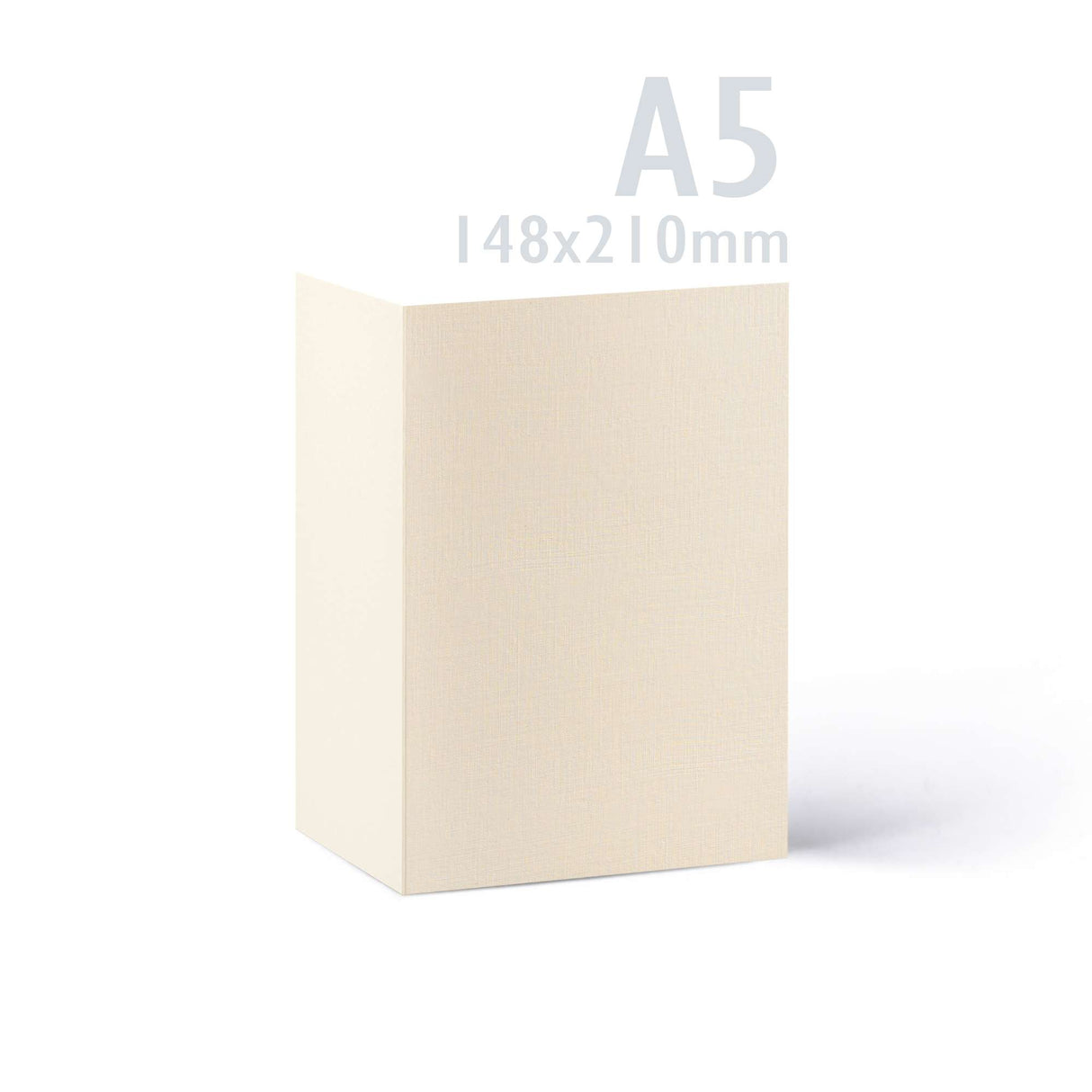 Kortit ja kirjekuoret, pellavapinta – pakkaus