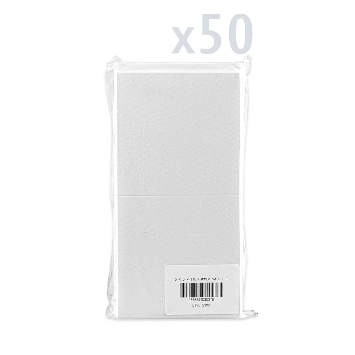 Kortit ja kirjekuoret, vasaroitu pinta – pakkaus