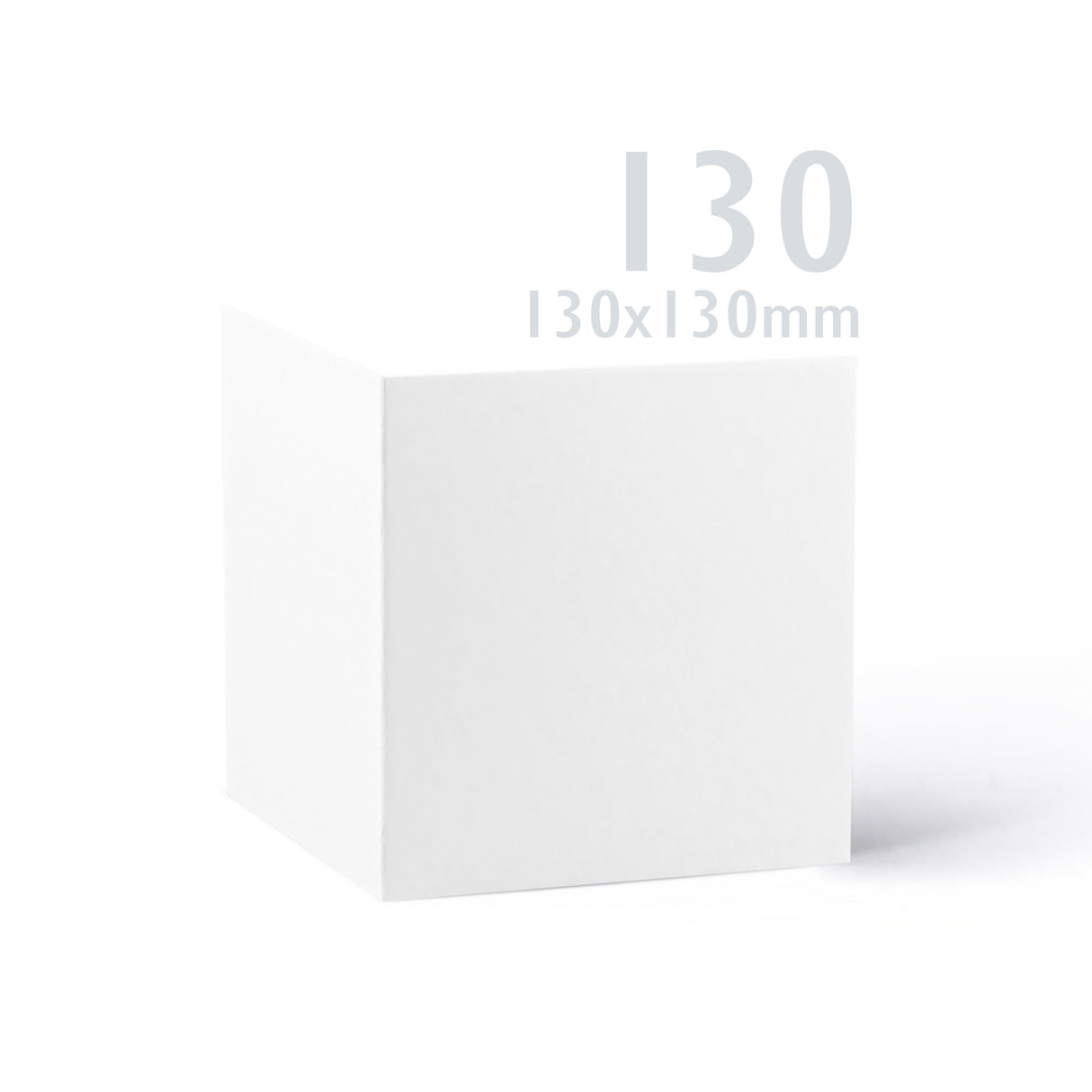 Sileät valkoiset kortit 250 g/m² ja kirjekuoret 100 g/m² – pakkaus