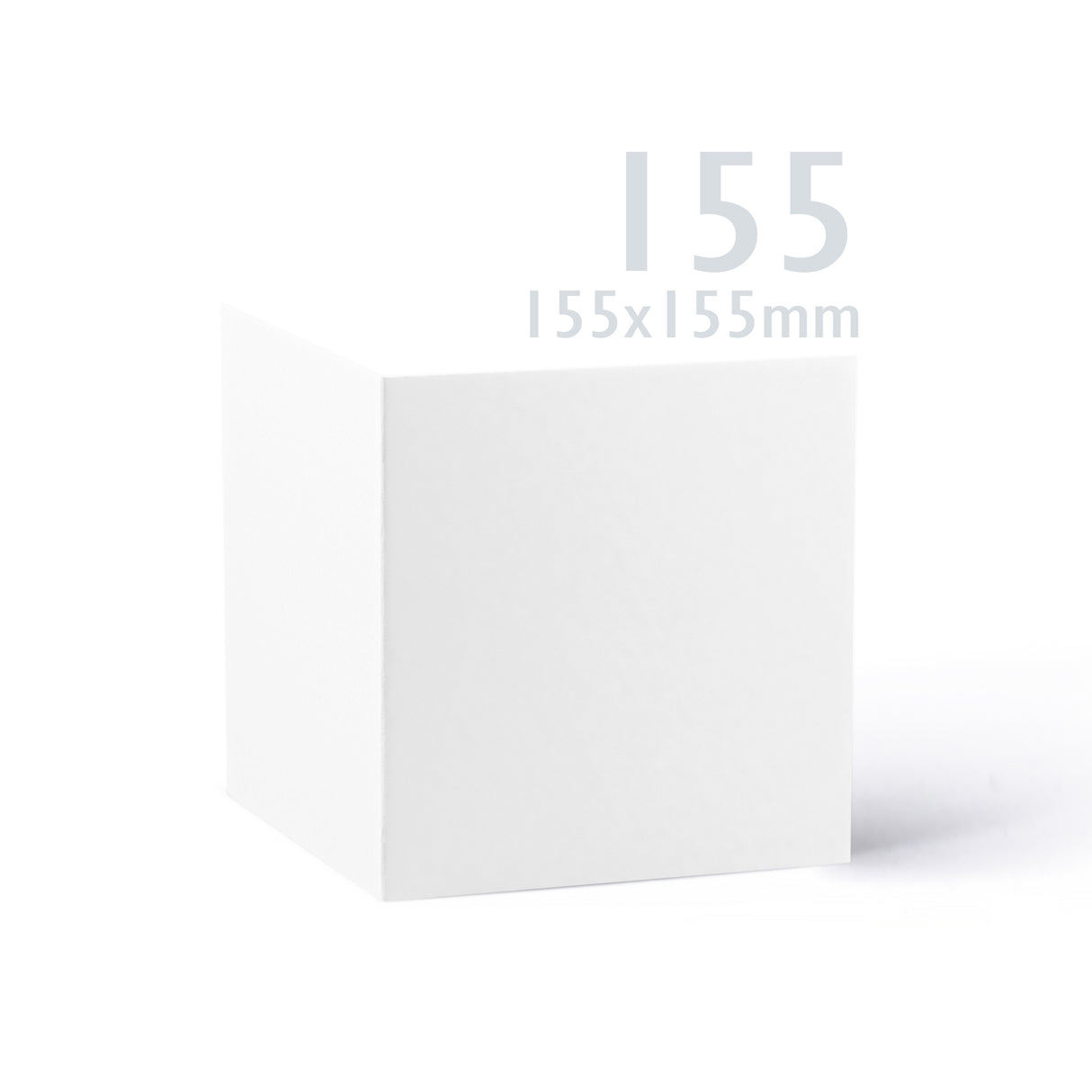Sileät valkoiset kortit 250 g/m² ja kirjekuoret 100 g/m² – pakkaus