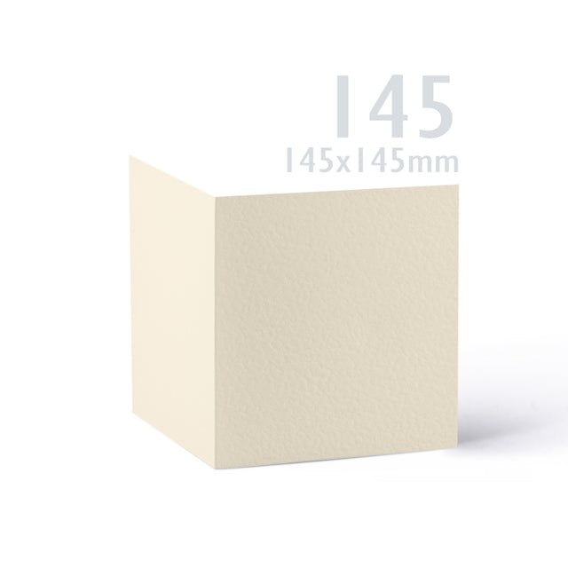 Hammered Cards & Envelopes Pack Ivory 155 x 310 x 30 mm
