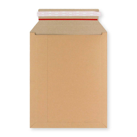 Manila Brown Peel & Seal Rigid Board Mailers Envelope (345 x 245mm)