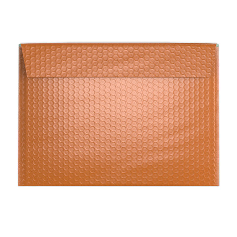 Metallic Finish Bubble Bag Mailers Orange 235 x 325 mm