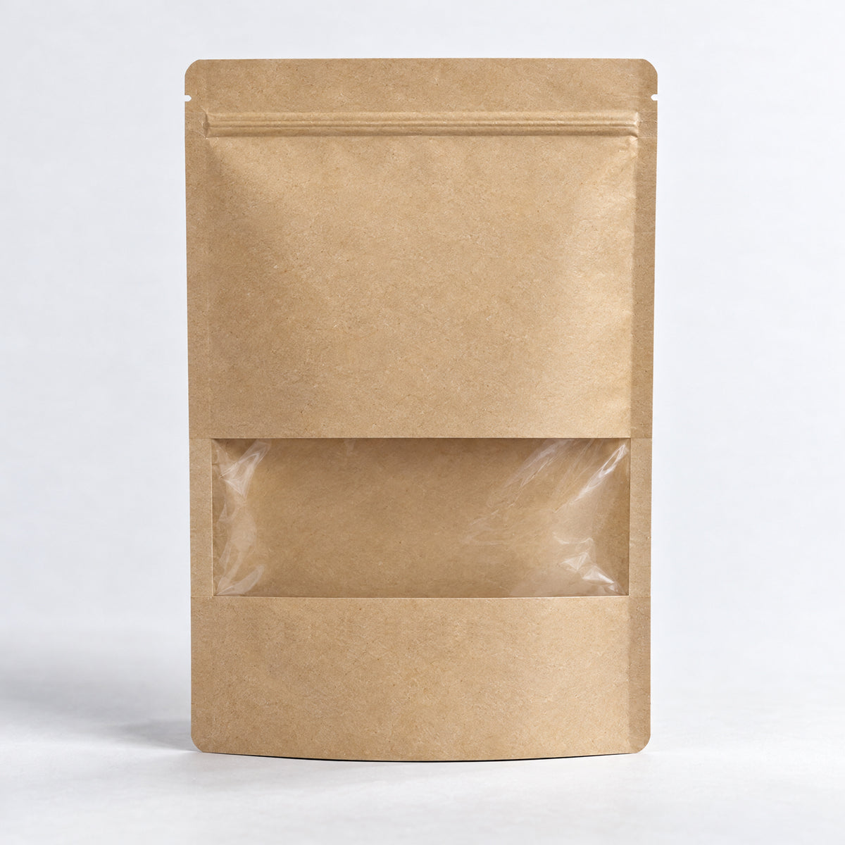 Ikkunallinen elintarvikkeille doypack-pussi