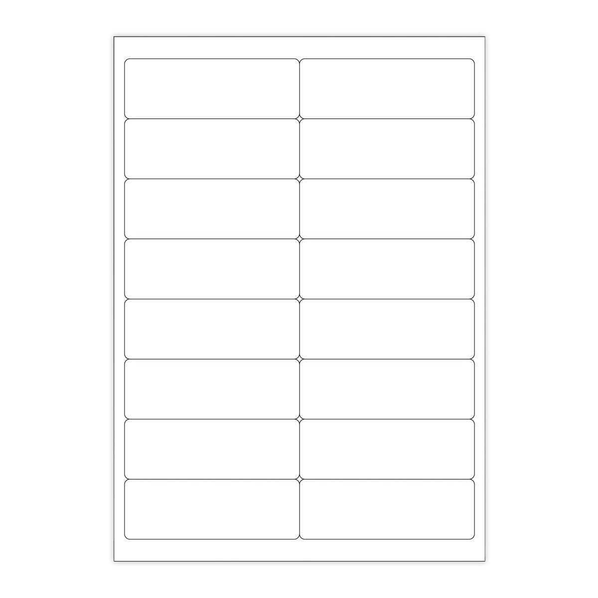 Valkoiset itseliimautuvat tarrat