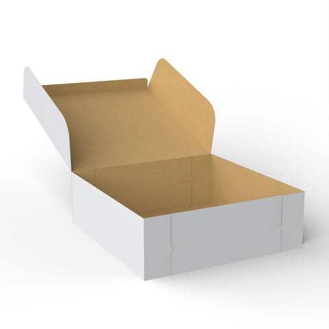 White Cardboard Boxes White 280 x 280 x 100 mm