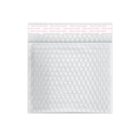 Metallic Finish Bubble Bag Mailers Translucent 165 x 165 mm