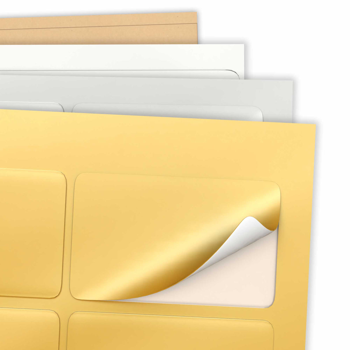 Suorakaiteen muotoiset etikettitarrat