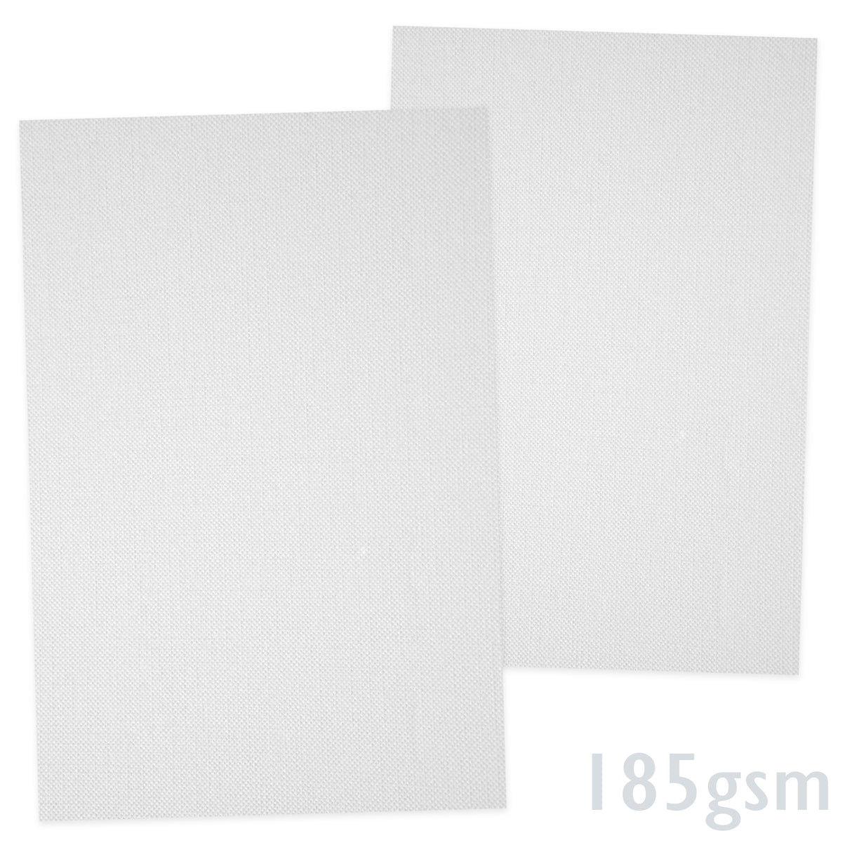Valkoinen uurrepintainen paperi 185g/m²