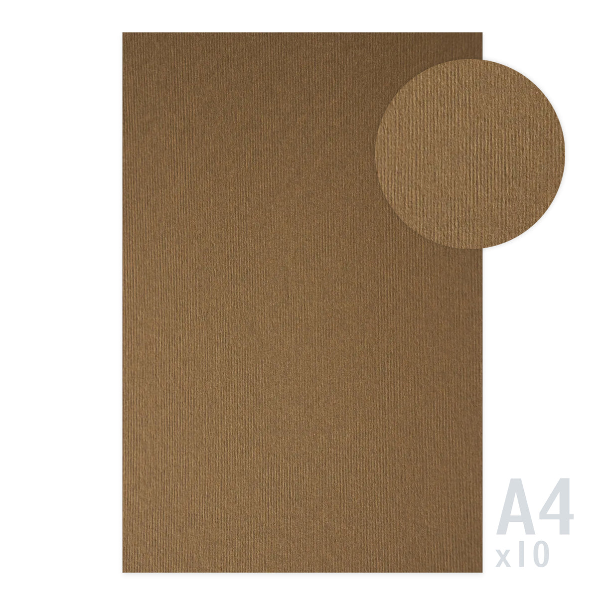 Pellavapintainen paperi 215g/m² - 10 A4 arkkia