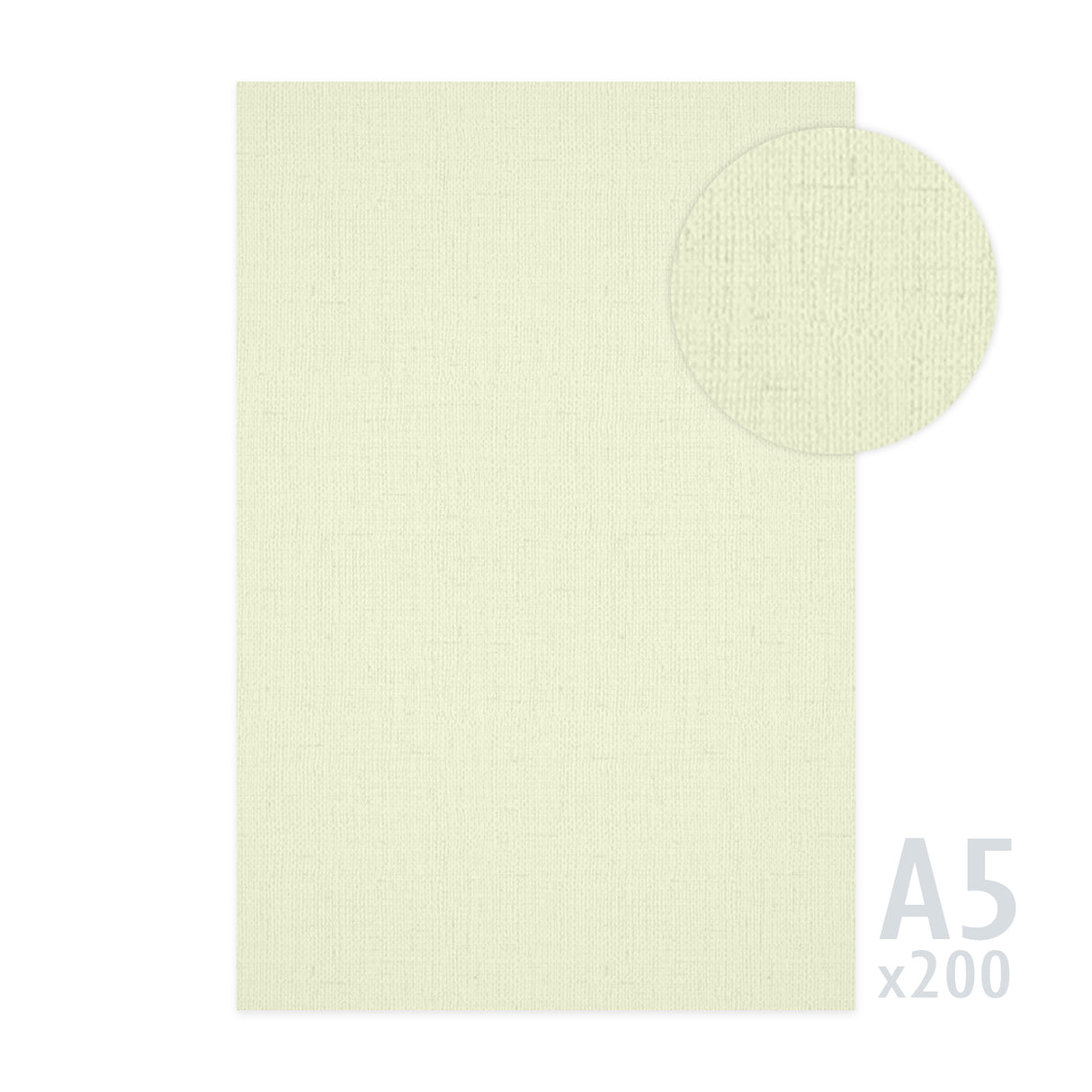 Pellavapintainen paperi 185g/m²