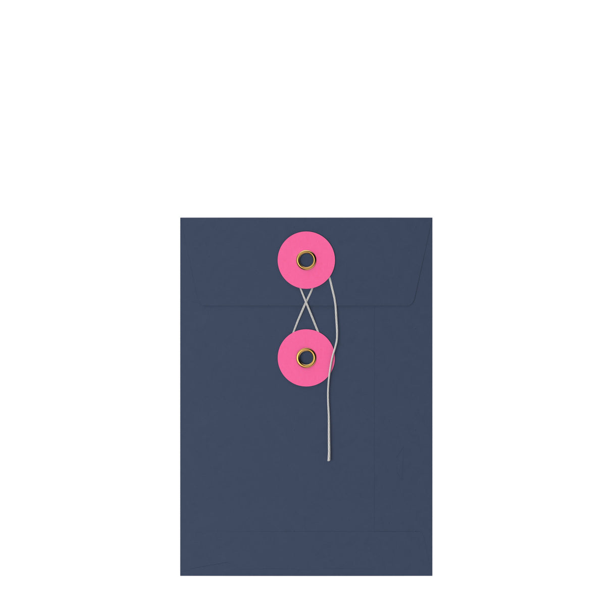 Värilliset kirjekuoret, joissa on naru- ja kiekkokiinnitys