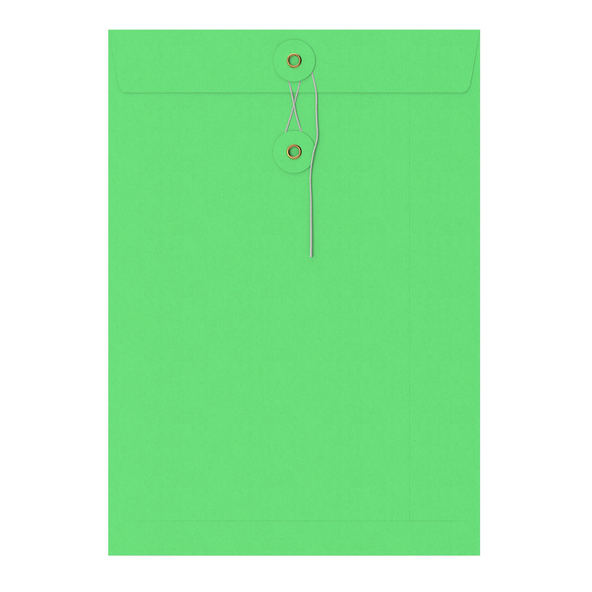 Värilliset kirjekuoret, joissa on naru- ja kiekkokiinnitys