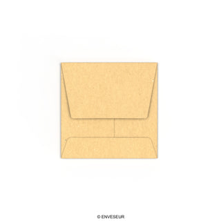 Manilanruskea kirjekuori 60x60 mm