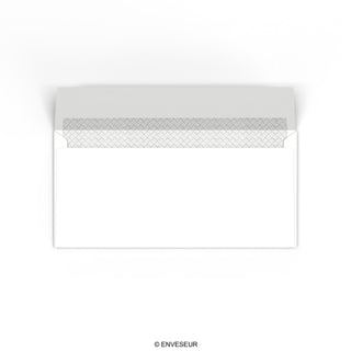 Valkoinen kirjekuori 110x220 mm (DL)