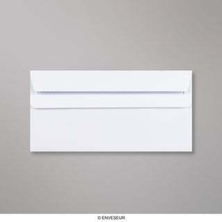 Valkoinen kirjekuori 110x220 mm (DL)