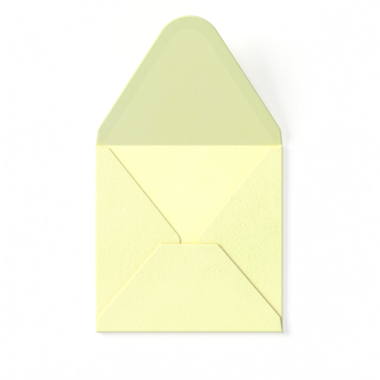 Norsunluunvärinen kirjekuori vasarakuviolla 110 x 110 mm