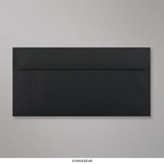Musta kirjekuori 110x220 mm (DL)