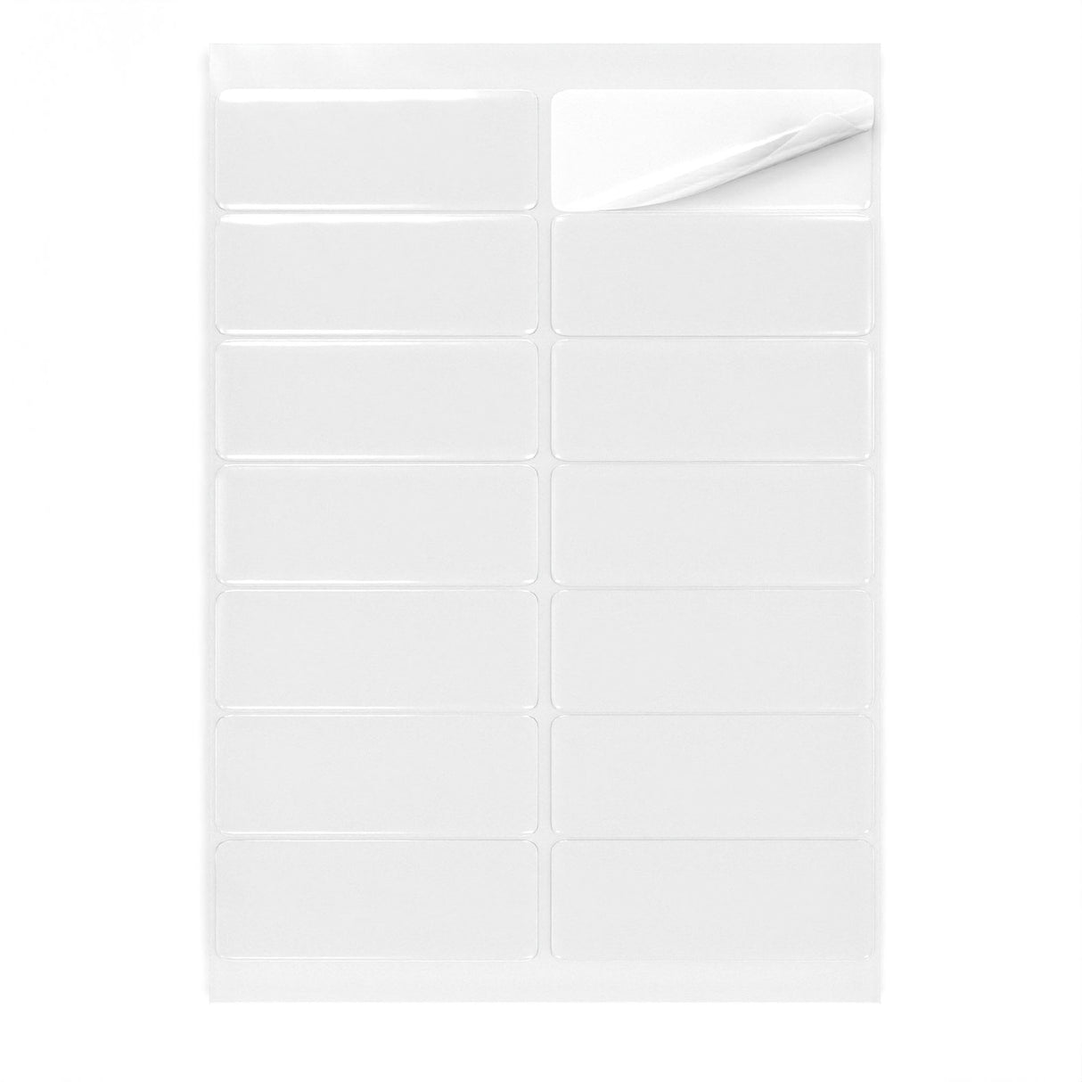 Suorakaiteen muotoiset etikettitarrat