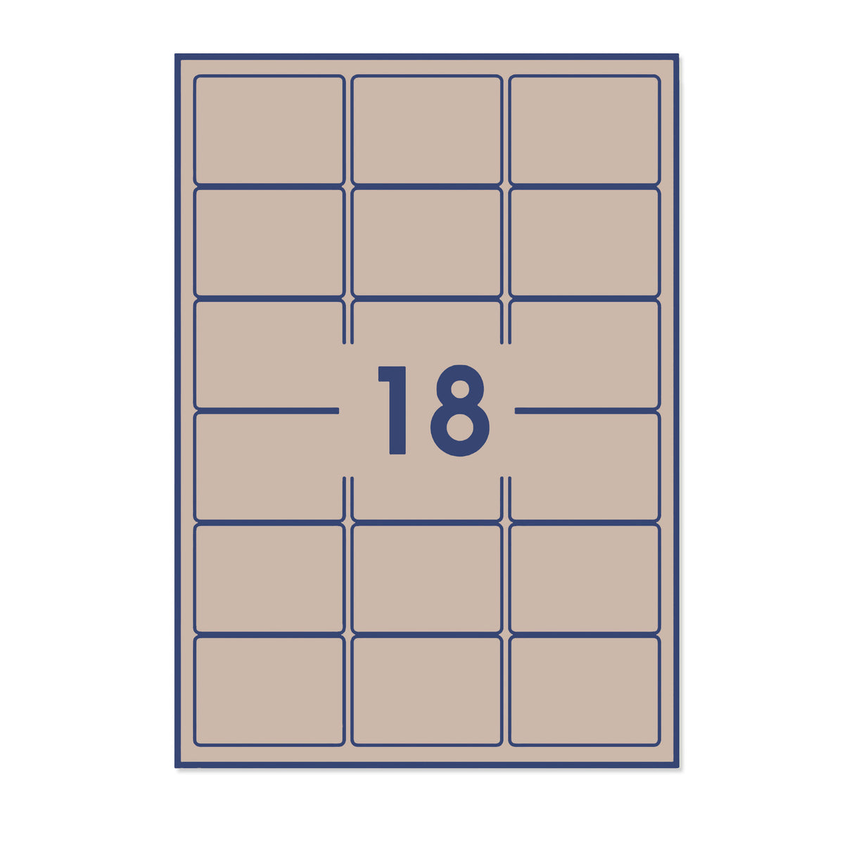 Suorakaiteen muotoiset etikettitarrat