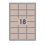 Suorakaiteen muotoiset etikettitarrat