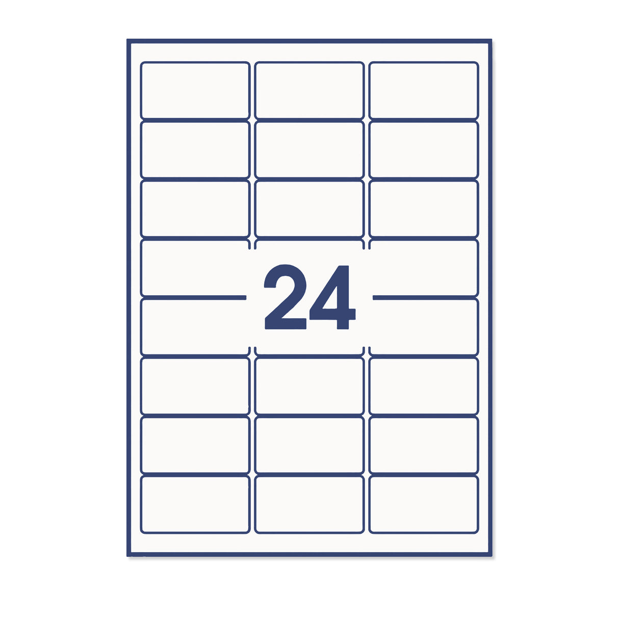 Suorakaiteen muotoiset etikettitarrat