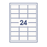 Suorakaiteen muotoiset etikettitarrat