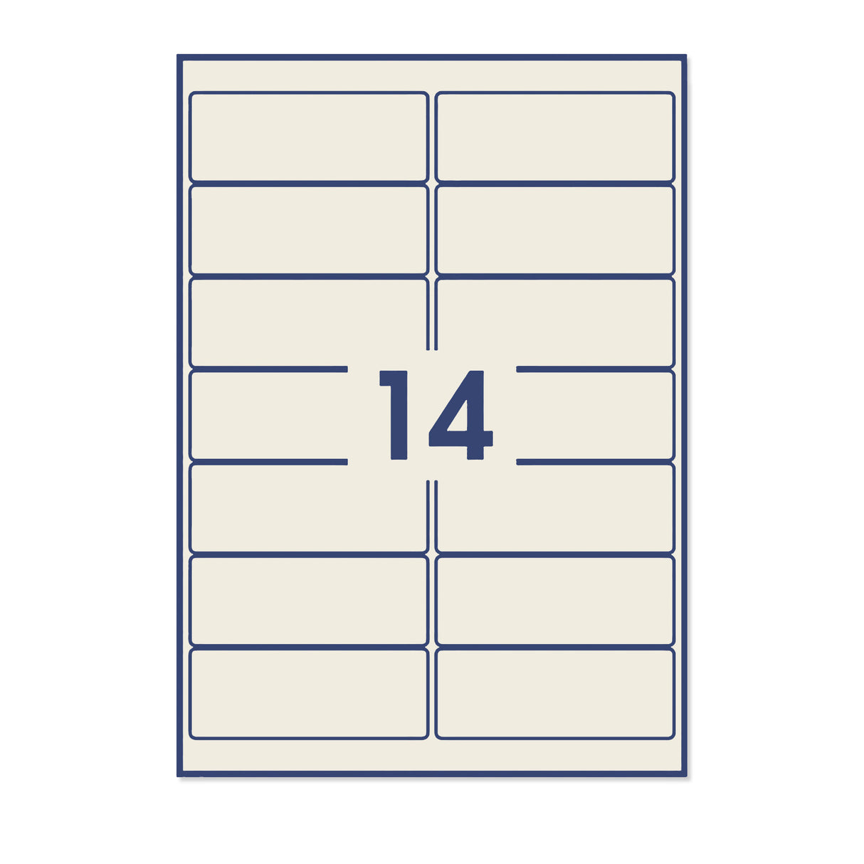 Suorakaiteen muotoiset etikettitarrat