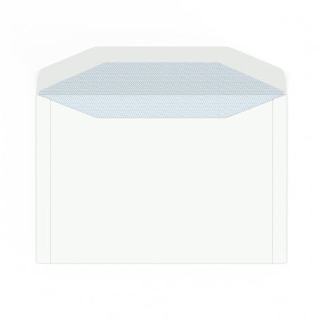 Valkoinen kostutettava liima C5+ kirjekuori 162 x 235mm 90g/m²