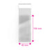 Cello Bags (Non-Header) Clear 100 x 45 mm