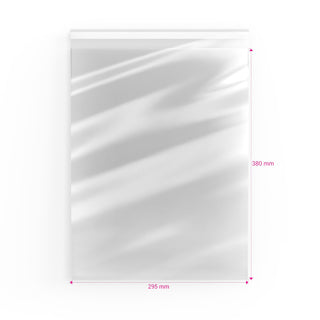 Cello Bags (Non-Header) Clear 380 x 295 mm