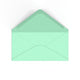 DL Jade Green British Made Gummed V-Flap Envelope (110 x 220mm)