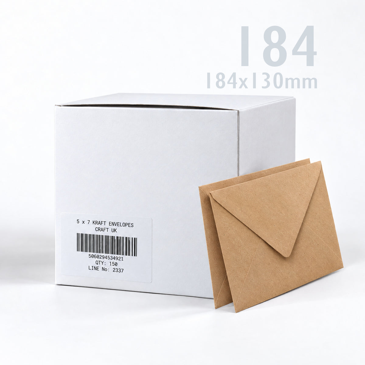 Kraft Kirjekuoret 110 g/m² 150 kpl pakkaus