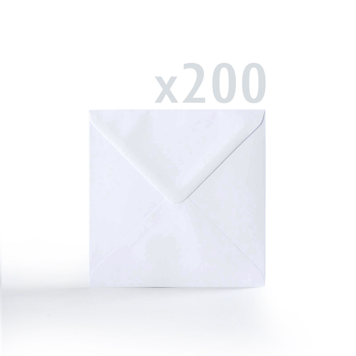 Valkoiset Kirjekuoret 100 g/m² 200 kpl pakkaus