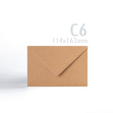 Kraft Kirjekuoret 110 g/m² 150 kpl pakkaus