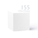 Sileät valkoiset kortit 250 g/m² ja kirjekuoret 100 g/m² – pakkaus