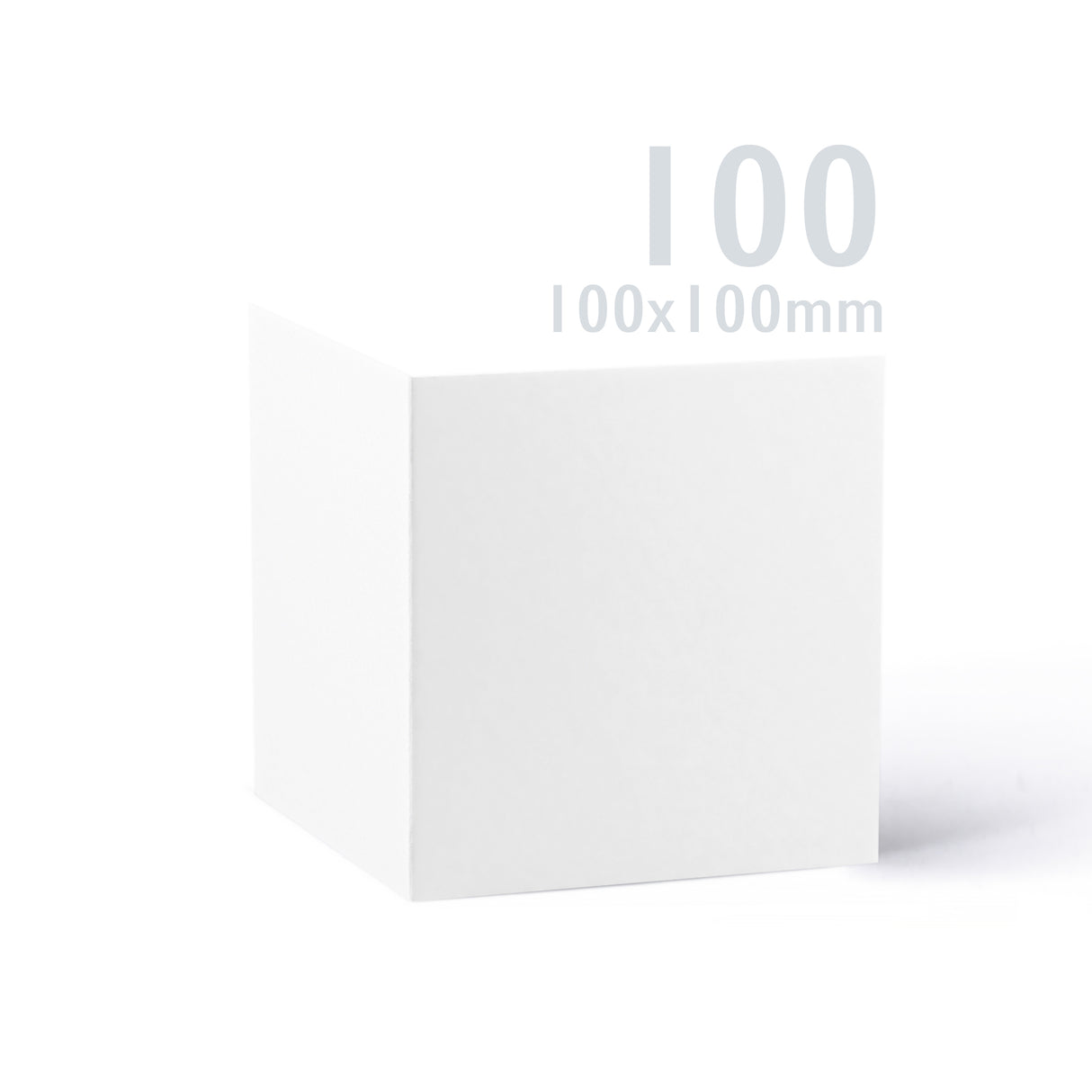 Sileät valkoiset kortit 250 g/m² ja kirjekuoret 100 g/m² – pakkaus