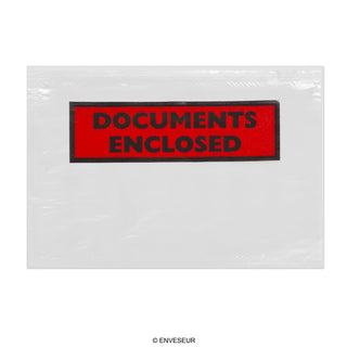 Kirkkaat Documents Enclosed -asiakirjakuoret - printattu