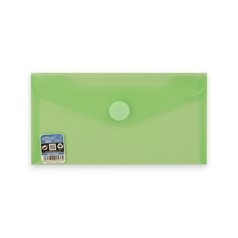 Translucent Documents Folder (V-Lock) Green 125 x 225 mm (DL+)