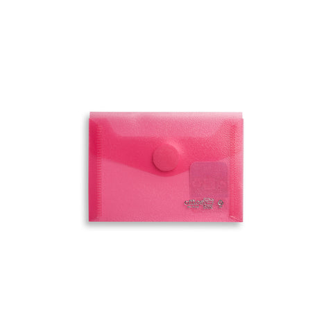 Translucent Documents Folder (V-Lock) Red 85 x 120 mm (C7)