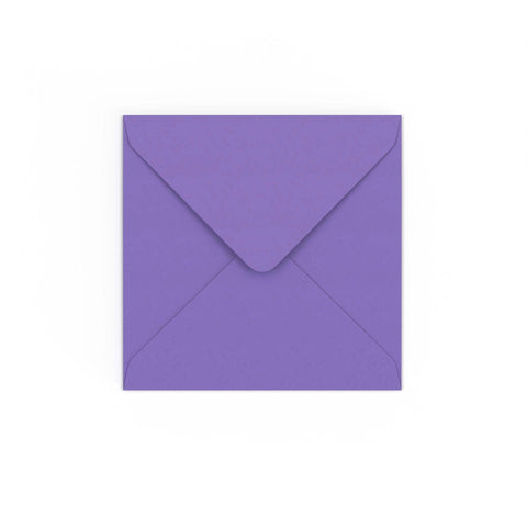 Purple Gummed V-Flap Envelope (130 x 130mm)