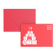 Christmas Envelopes Santa Clause Dark Red 162 x 229 mm (C5)